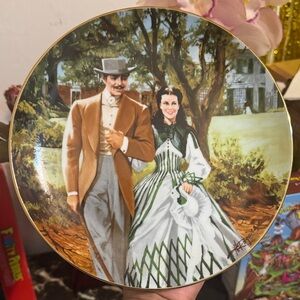 1988 Home to Tara decorative plate